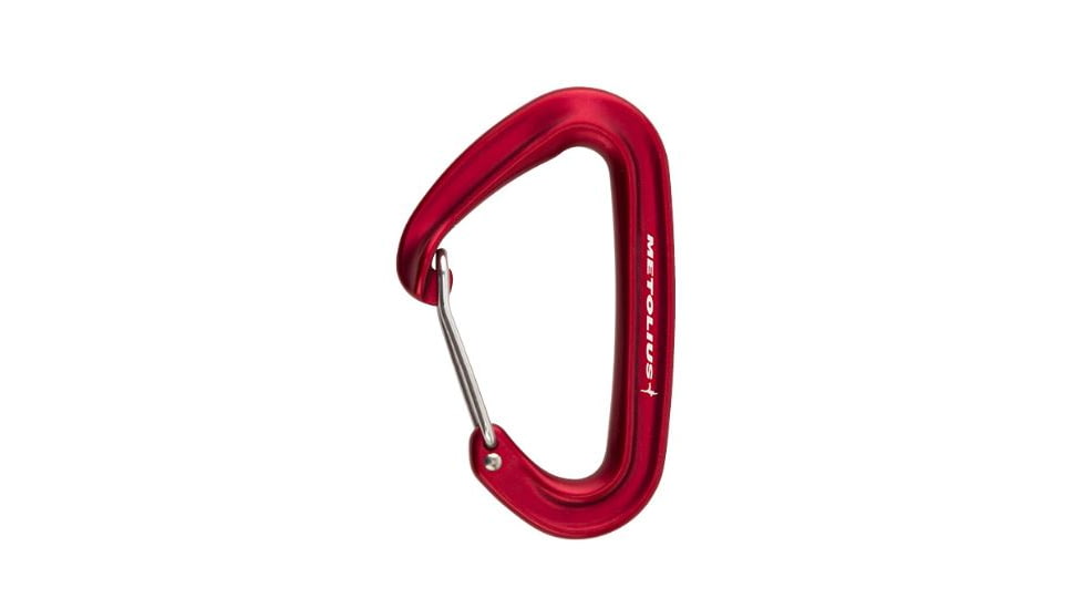 Metolius Bravo II Wiregate Carabiners, Red, BRWR002.05