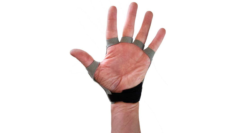 Metolius Crack Climb Gloves, Black/Grey, Extra Large, CRACK005
