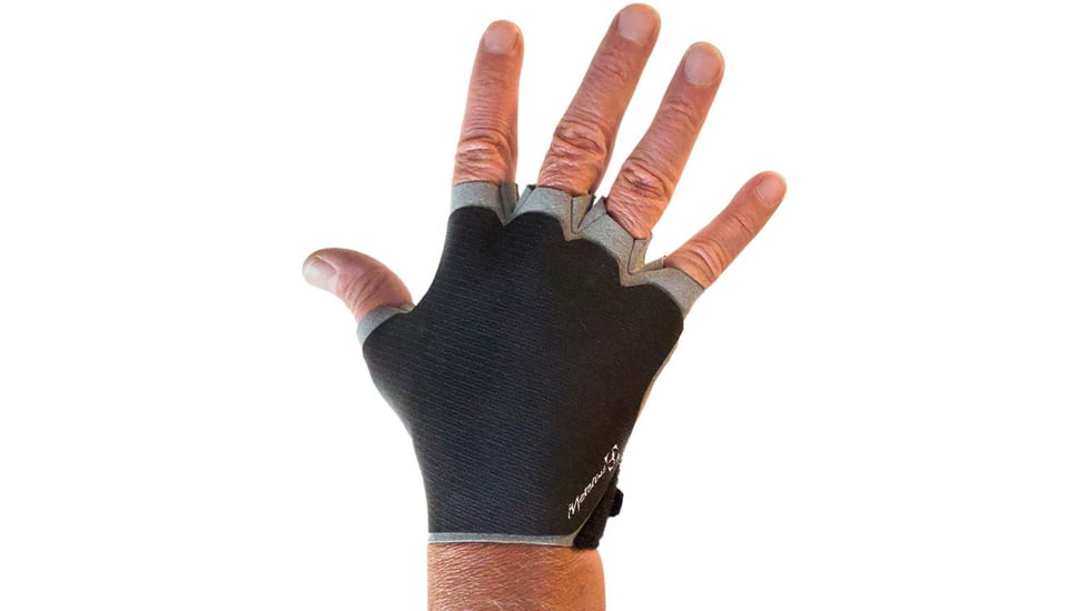 Metolius Crack Climb Gloves, Black/Grey, Extra Large, CRACK005