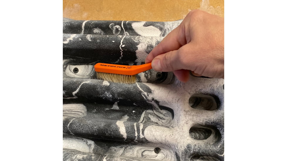 Metolius Deluxe Boar's Hair Brush, Orange, BOHB001.04