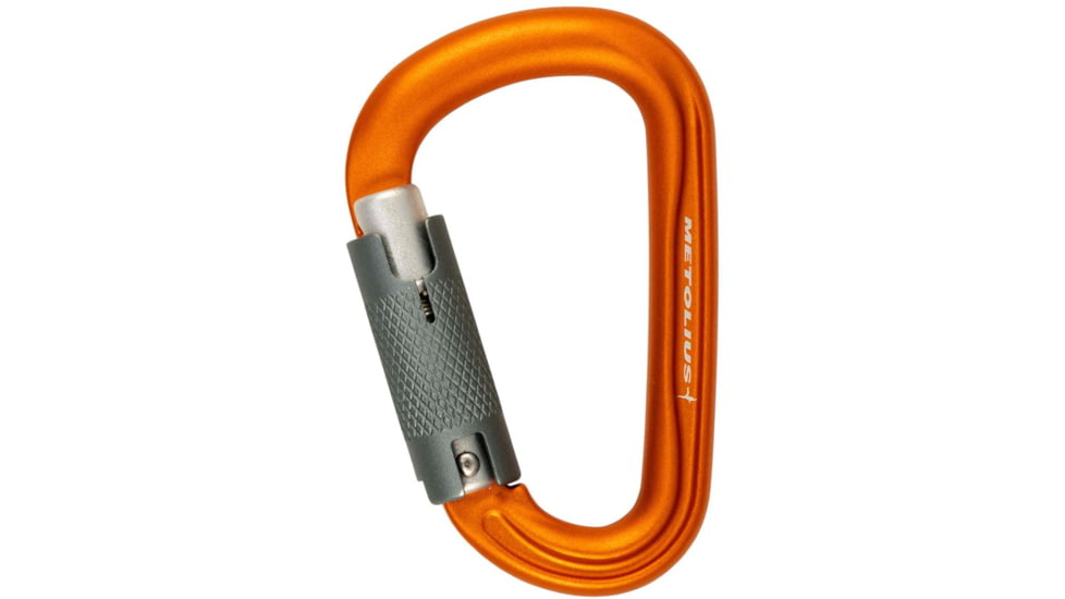 Metolius Element II Auto Lock Carabiner, Gold, ELAL002.04