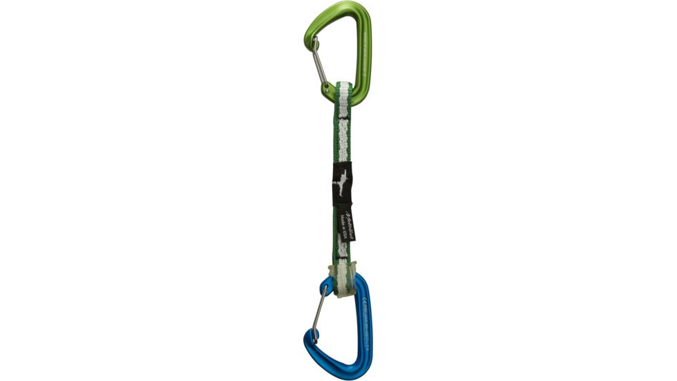 Metolius FS Mini II Wiregate Quickdraw-Green/Blue-6 in