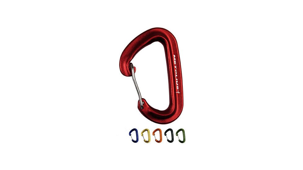 Metolius FS Mini Wiregate Carabiner, 6 Pack, Assorted, FSMI265.25