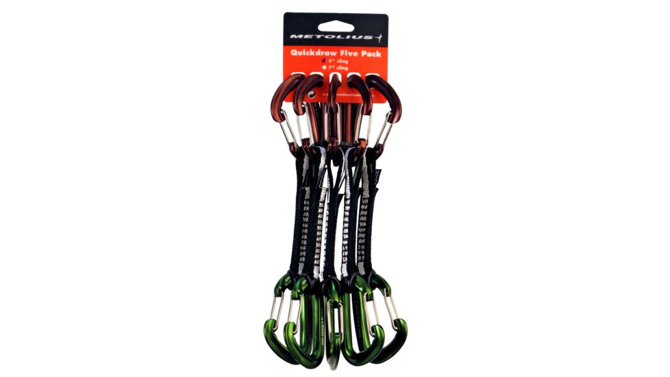 Metolius FS Mini Wiregate Quickdraw-5 in-Black/Silver