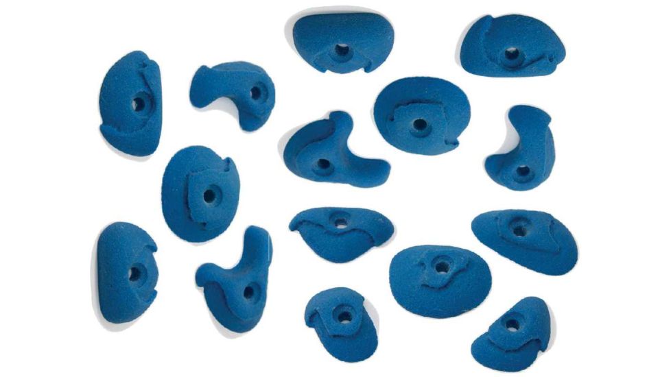 Metolius Micro Climbing Holds - 15 Pack-Blue Ribbon