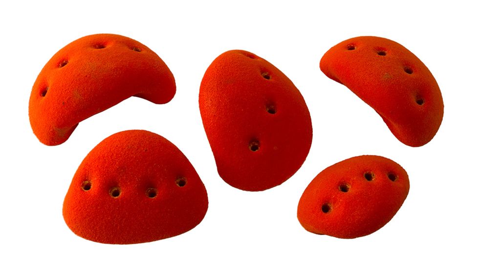 Metolius Screw On PU Mini Jugs, 5 Pack, Red, PUSCMJ105