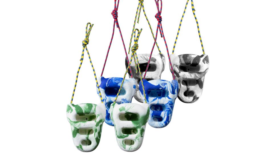 Metolius Rock Rings 3D, Green/White Swirl, ROCK002.03