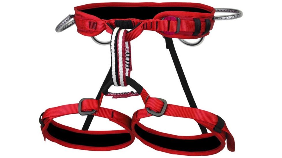 Metolius Safe Tech Trad Harness, Small, Red, STTD002.05