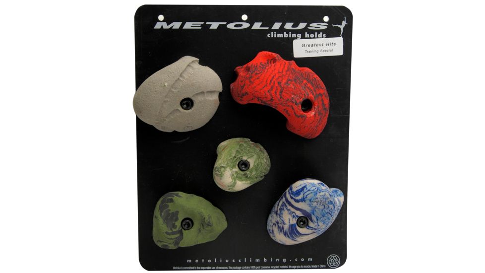 Metolius Screw On PU Mini Jugs, 5 Pack, Assorted, PUMINI305
