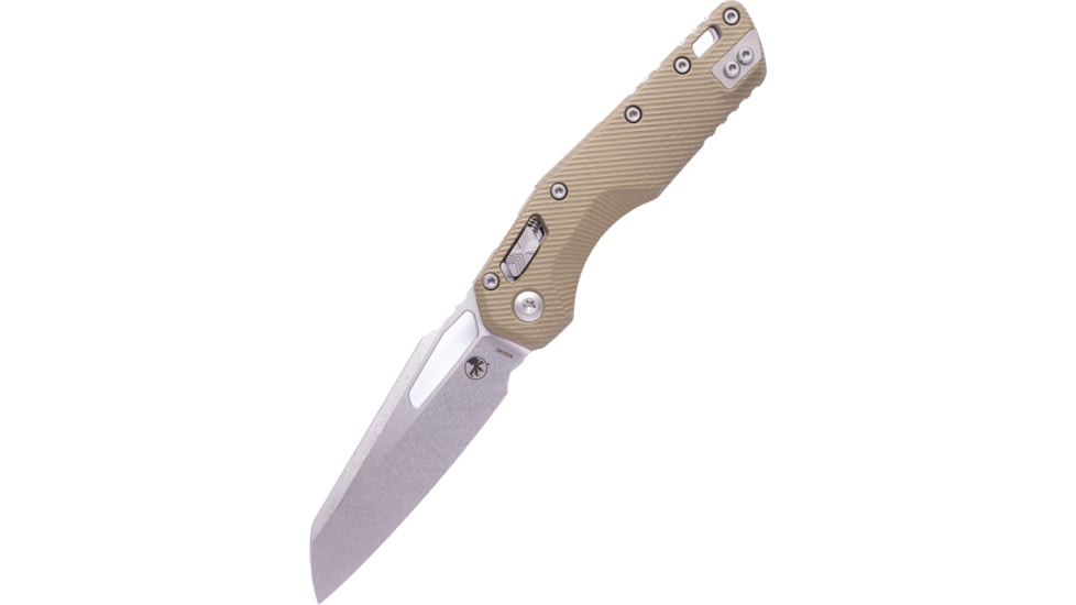 Microtech MSI Fluted G-10 STW STD 3.88in Folding Knife, Od Green, 210-10FLGTOD
