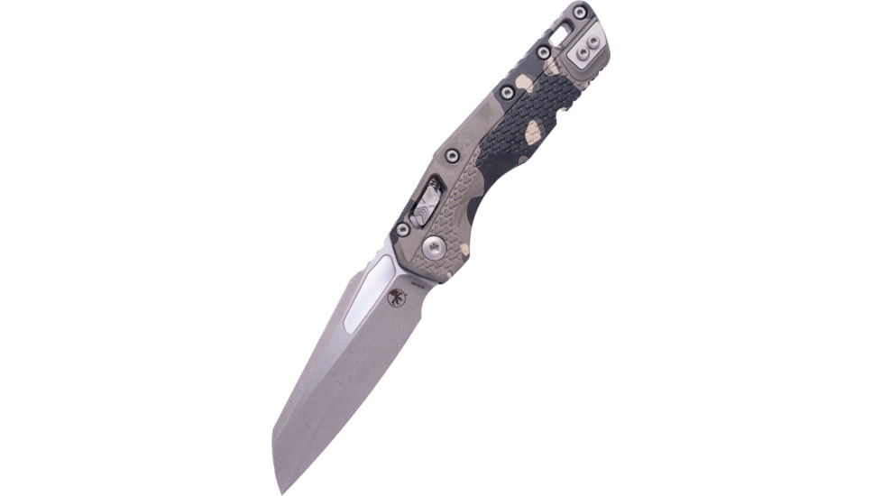 Microtech MSI S/E Tri-Grip Polymer Tactical Apocalyptic Standard 3.88in Folding Knife, Camo, 210T-10APPMTC