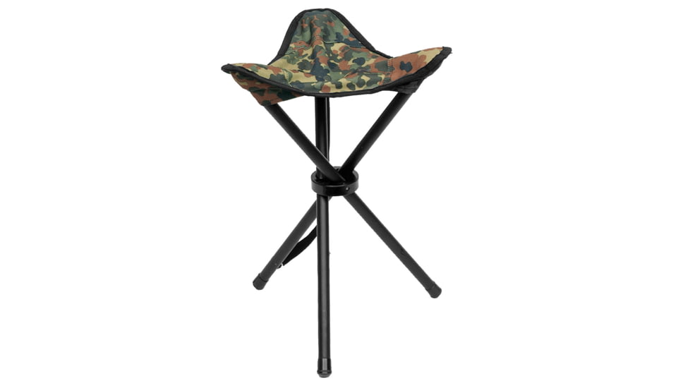 MIL-TEC 3-Leg Folding Stool, Flecktarn Camo, 14450021