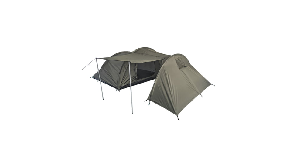 MIL-TEC Storage Space Tent, 4 Person, OD Green, 165 x 98 x 55 in, 14226010