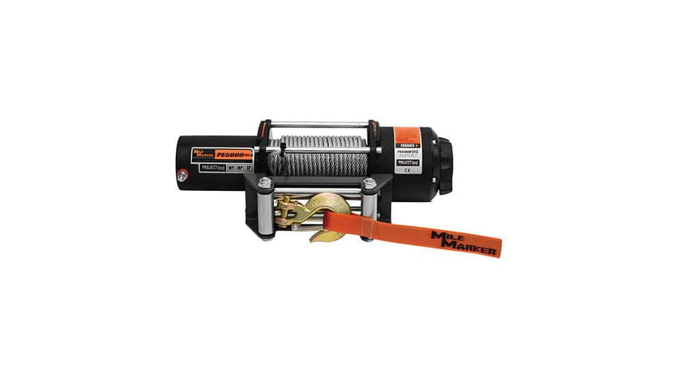 Mile Marker PE5000 ATV/UTV Winch, 5.000 lb Capacity, 77-50120W