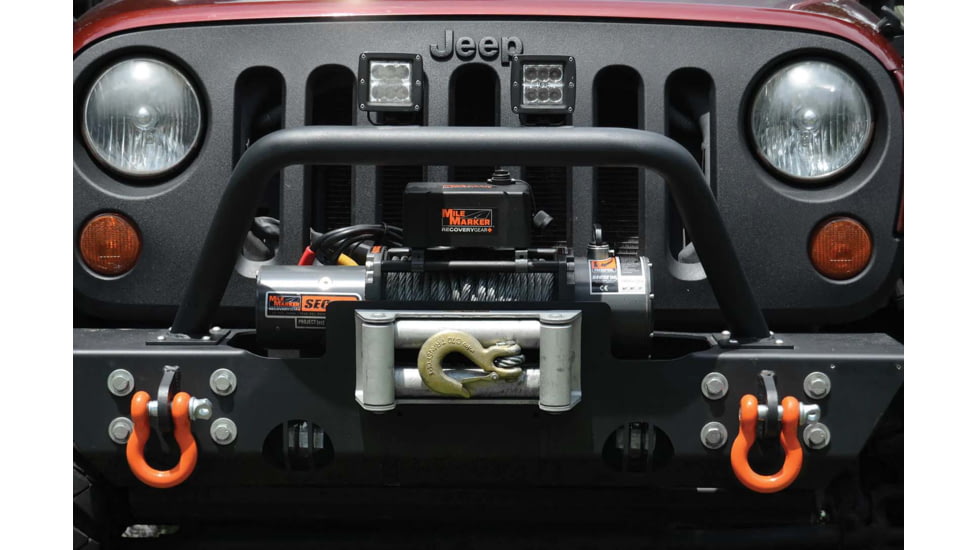 Mile Marker SEC12 Truck/SUV/Jeep Winch, 12.000 lb Capacity, 76-50251BW