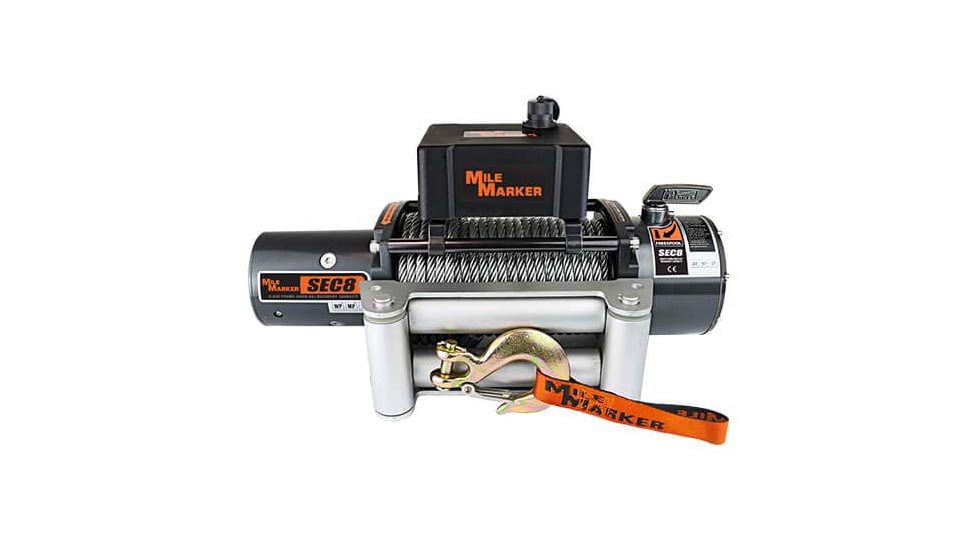 Mile Marker SEC8 Truck/SUV/Jeep Winch, 8.000 lb Capacity, 77-50141W