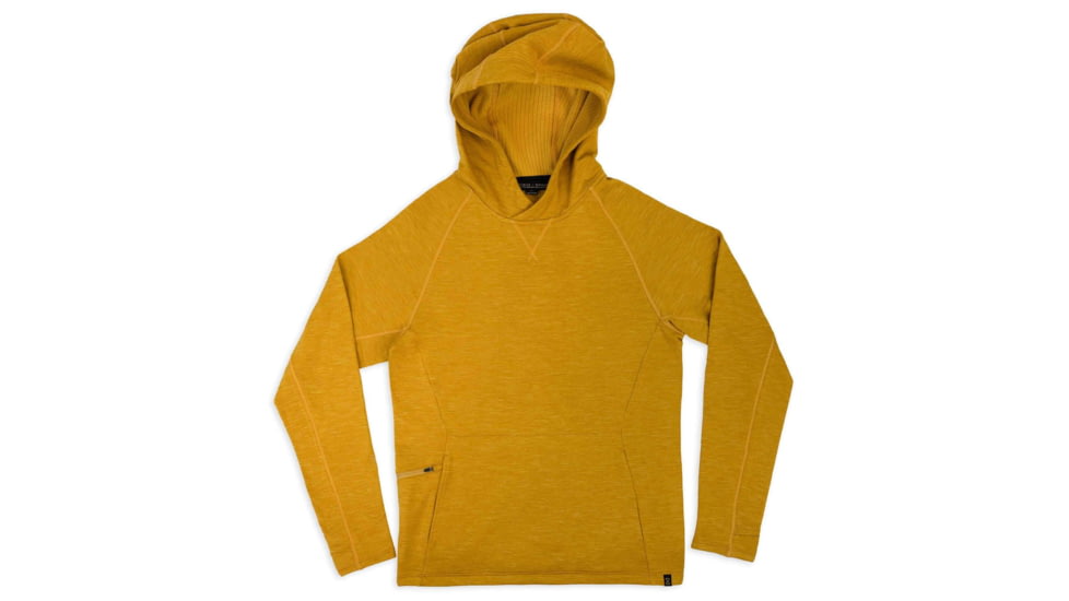 Milk X Whiskey TUMBLER - Adult Grid Fleece Hoodie 30B51407, MUSTARD, S, mxwcugfms