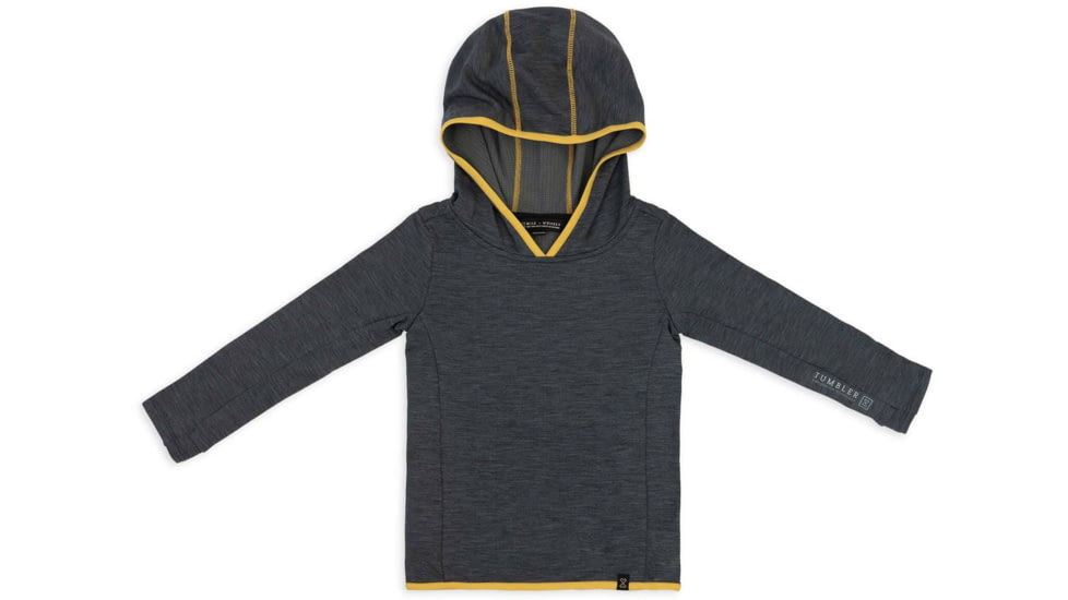 Milk X Whiskey TUMBLER - Toddler Grid Fleece Hoodie E45EC7D4, CHARCOAL, 4T, mxwcutgfc4t