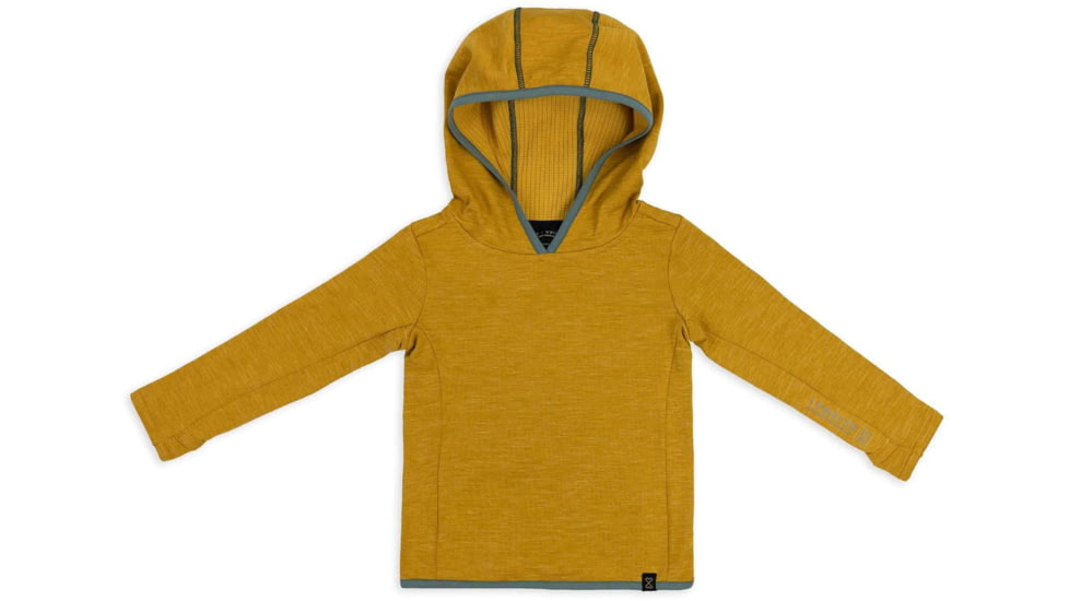 Milk X Whiskey TUMBLER - Toddler Grid Fleece Hoodie E45EC7D4, MUSTARD, 4T, mxwcutgfm4t