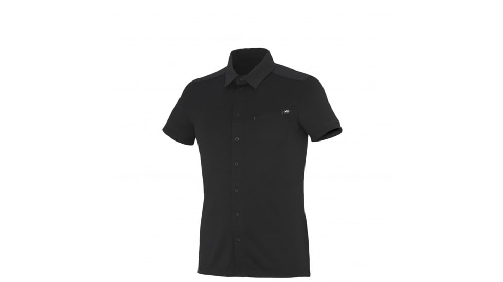 Millet Changtang Short Sleeve Shirt - Men's-Black-Small