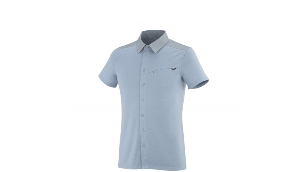 Millet Changtang Short Sleeve Shirt - Men's-Steel-Small