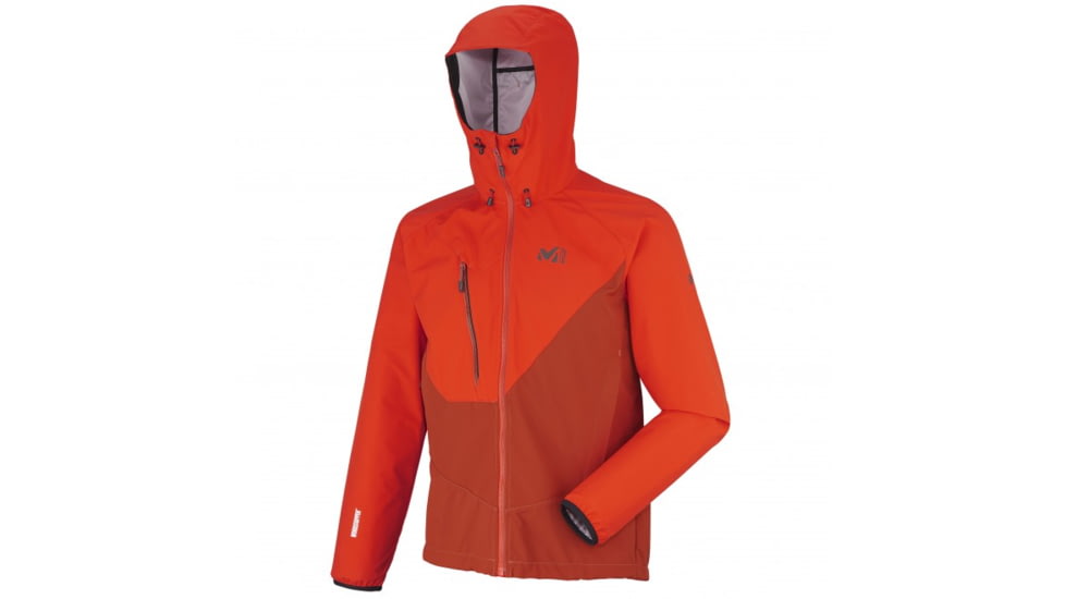Millet Elevation WDS Light Hoodie - Men's-Bright Orange/ Rust-Small
