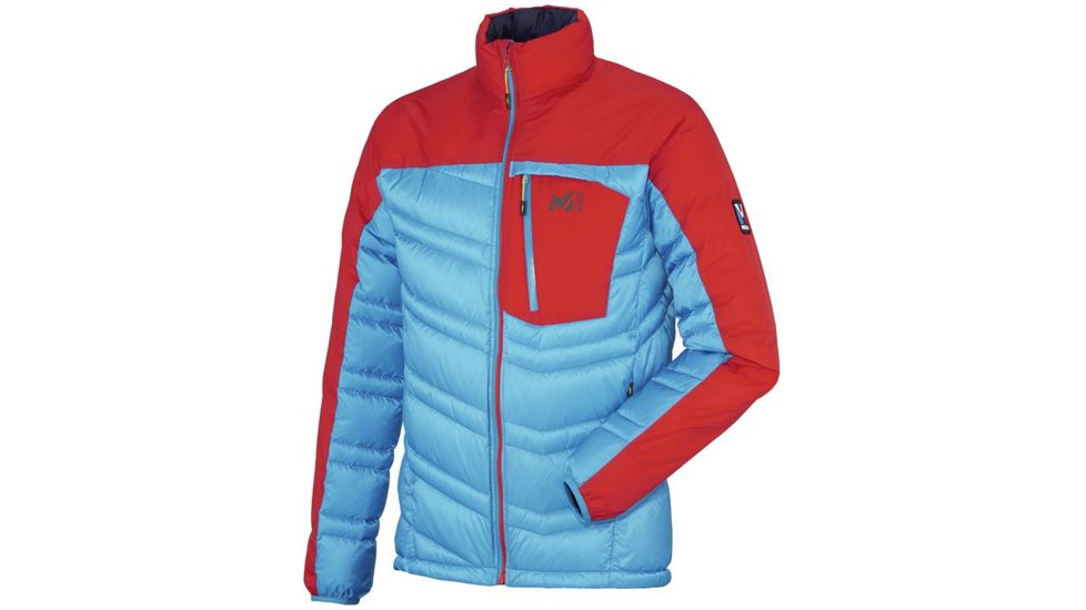 Millet Trilogy Down Blend Jacket - Mens-Light Sky/Rogue-Large