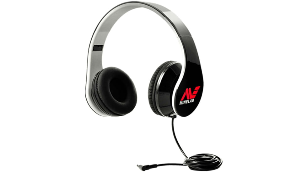 Minelab 3.5 mm Headphones 1/8 in for Minelab Detectors, Black, 3011-0364