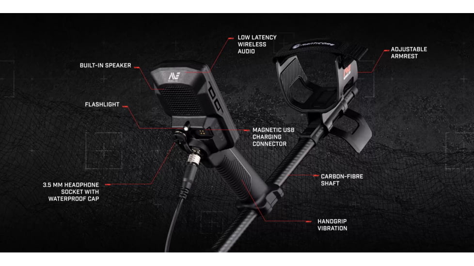 Minelab Manticore Metal Detector, Black, 3228-0200