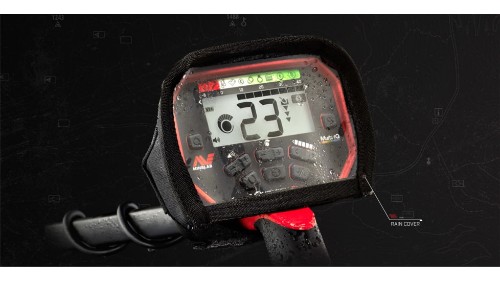 Minelab Minelab Vanquish 440 Metal Detector, Black/Red, 3820-0002