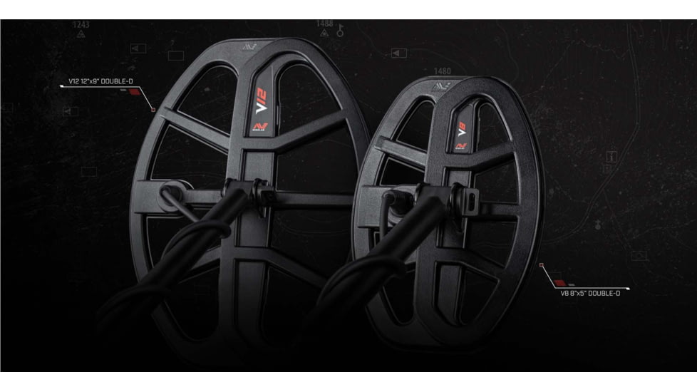 Minelab Vanquish 540 Pro-Pack Metal Detector, Black/Red, 3820-0004