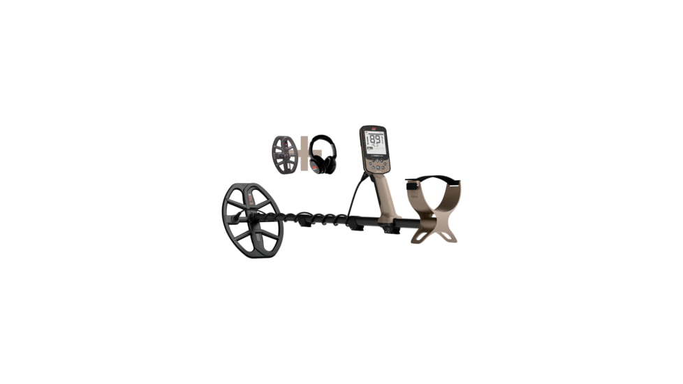 Minelab X-Terra Elite Metal Detector Expedition Pack, Tan/Black, Universal, 3707-0003