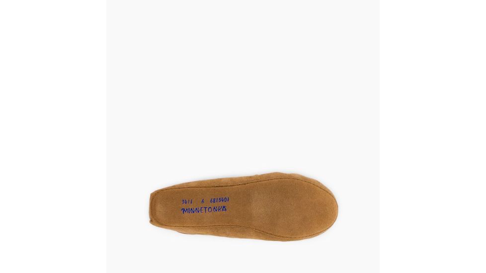 Minnetonka Sheepskin Softsole Moc Slippers - Womens, Tan, 11, 3311-255-11