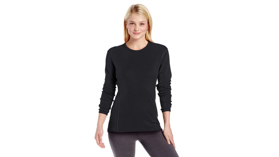 Minus 33 Ossipee Mid-Weight Crew - Womens-Black-Small