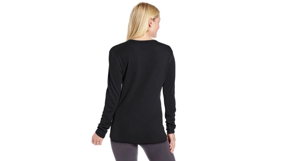 Minus 33 Ossipee Mid-Weight Crew - Womens-Black-Small
