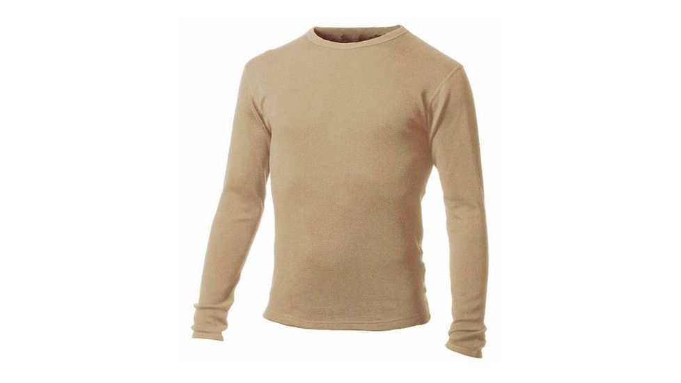 Minus33 Chocorua Mid-Weight Crew Neck - Men's-Desert Sand-Small