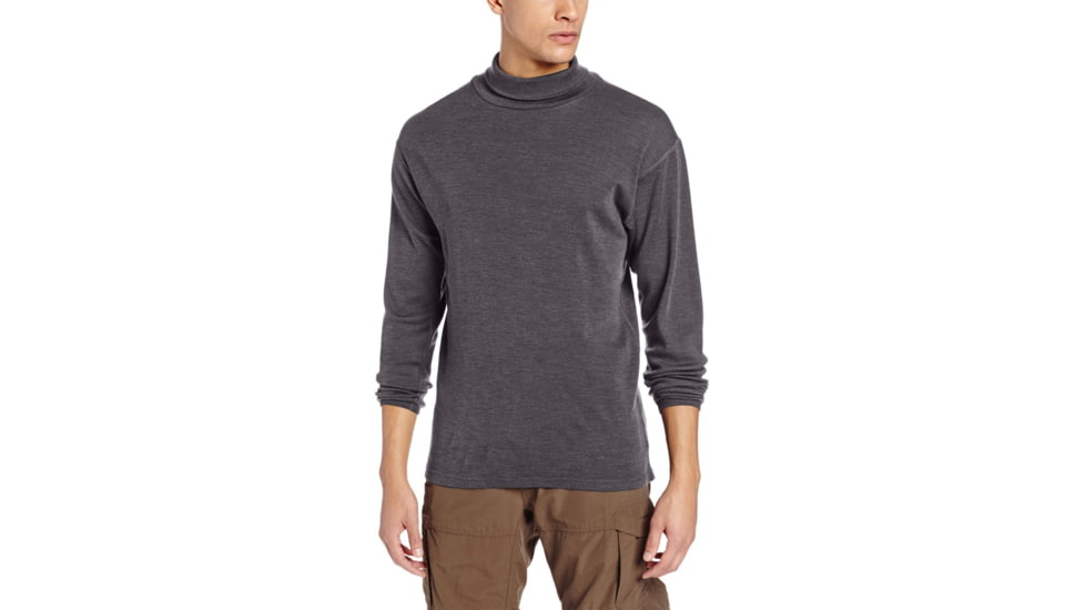 Minus33 Kinsman Midweight Wool Turtleneck, Charcoal Grey, Small, 712CGS