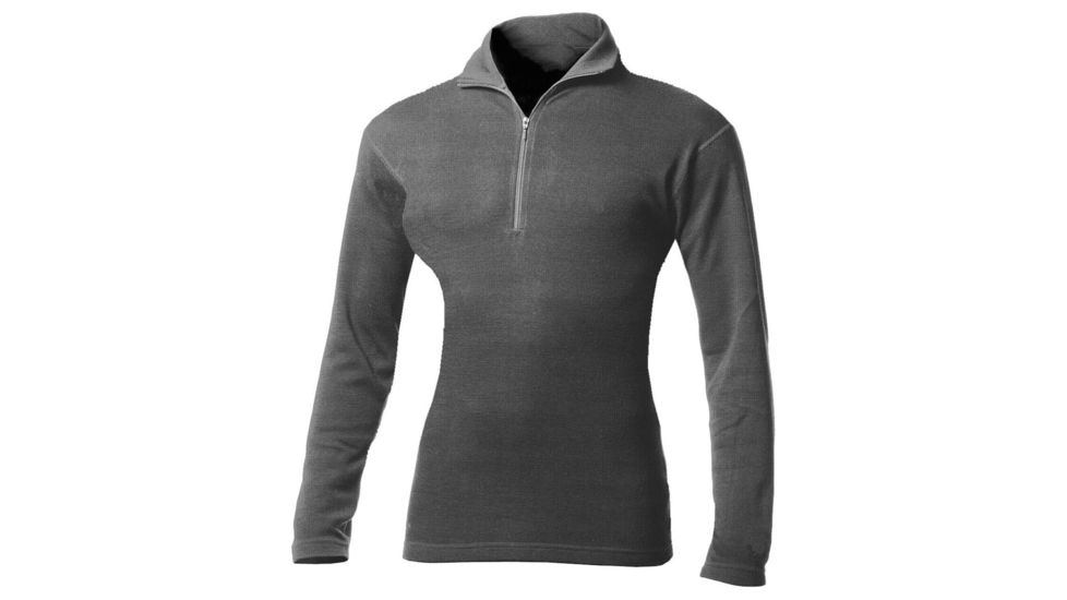 Minus33 Liberty Women's Lightweight Wool 1/4 Zip, Charcoal Grey, Medium 813CGM