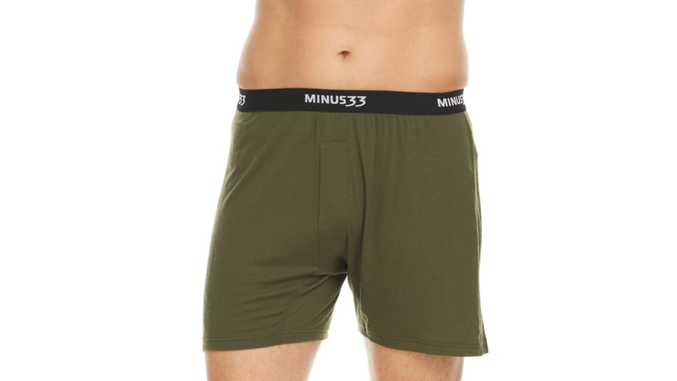 Minus33 Merino Wool Clothing Microweight - Mens Wool Boxer Shorts Woolverino, woolverino-mens-micro-weight-wool-boxer-shorts