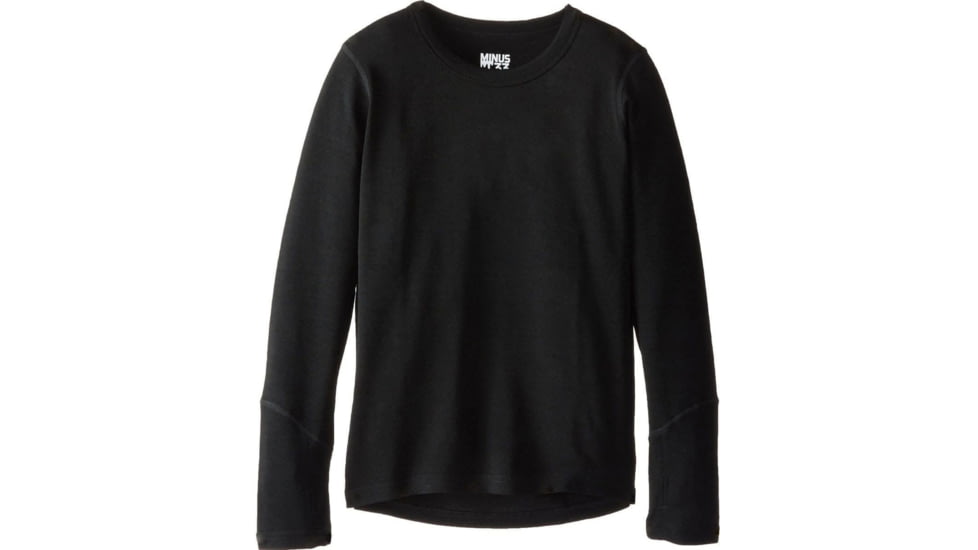 Minus33 Merino Wool Clothing Midweight - Kids Base Layer Crew 100% Merino Wool, kids-midweight-wool-crew
