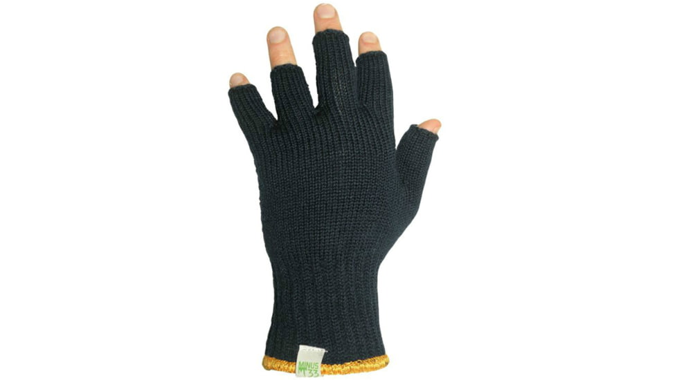 Minus33 Merino Wool Fingerless Glove-Navy-Small