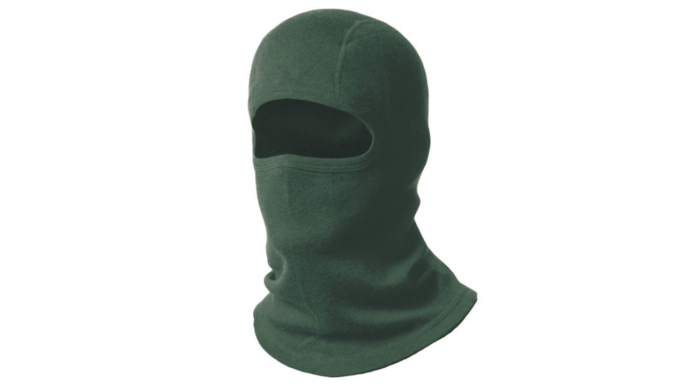 Minus33 Midweight Wool Balaclava, Forest Green, One Size 720FG