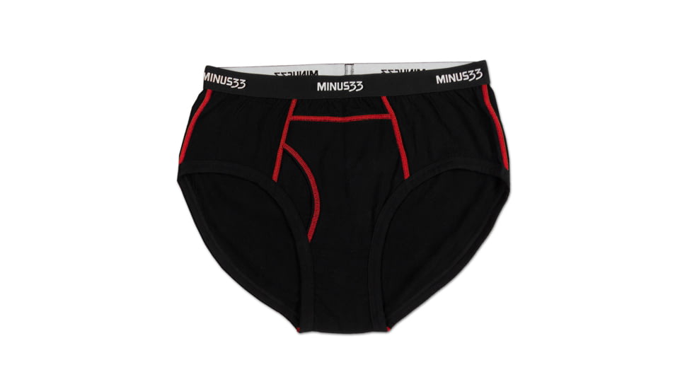 Minus33 Moab Lightweight Wool Brief, True Red, Medium, 1113TTRM
