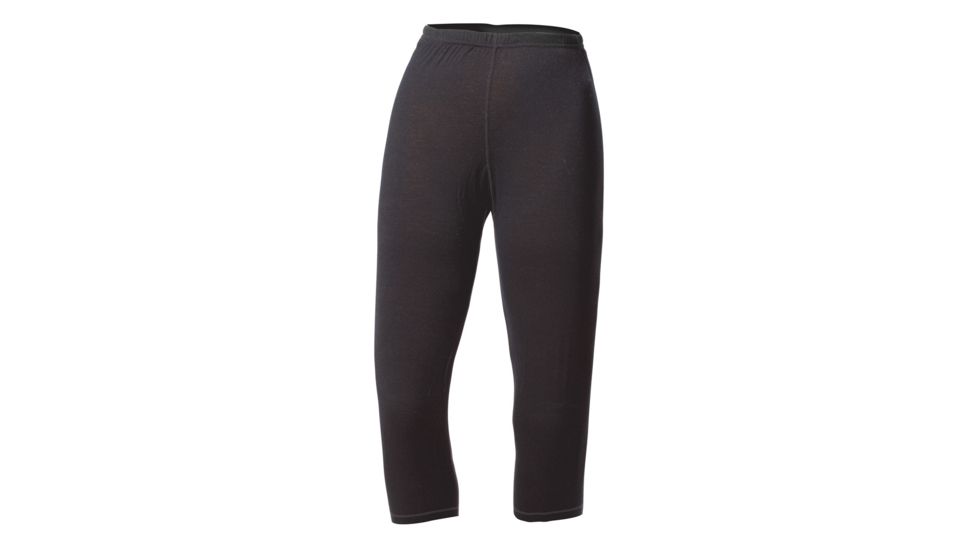 Osceola Midweight 3/4 Bottoms - Womens-Black-Regular Inseam-Medium