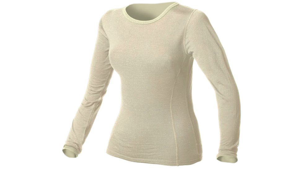 Minus33 Ossipee Mid-Weight Crew - Women's-Natural Cream-X-Large
