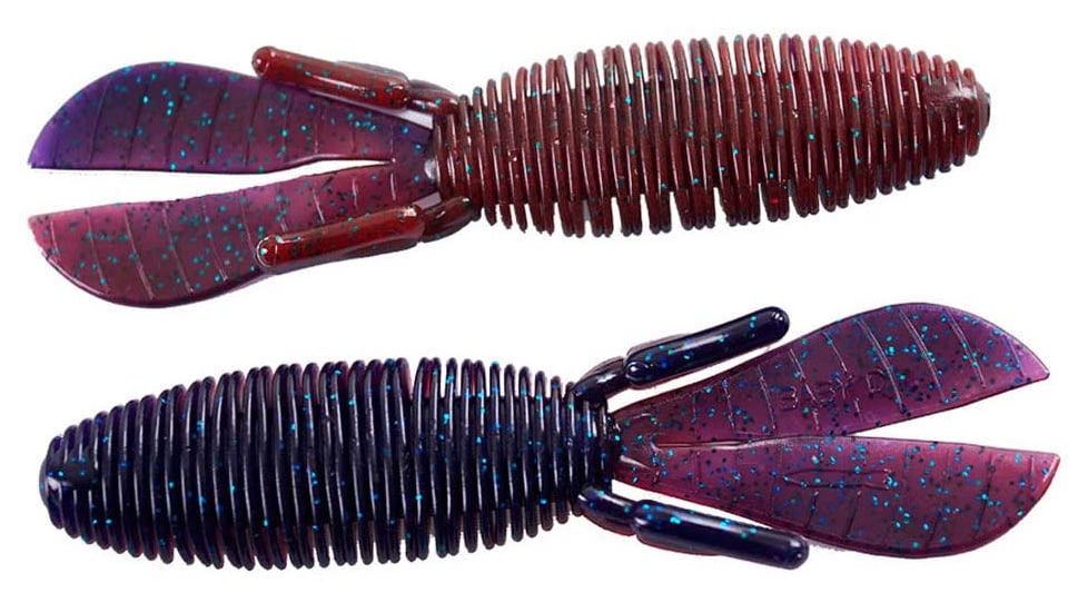 Missile Baits Baby D Bomb Soft Bait, 7, 3.65in, Lovebug, MBBD365-LVB