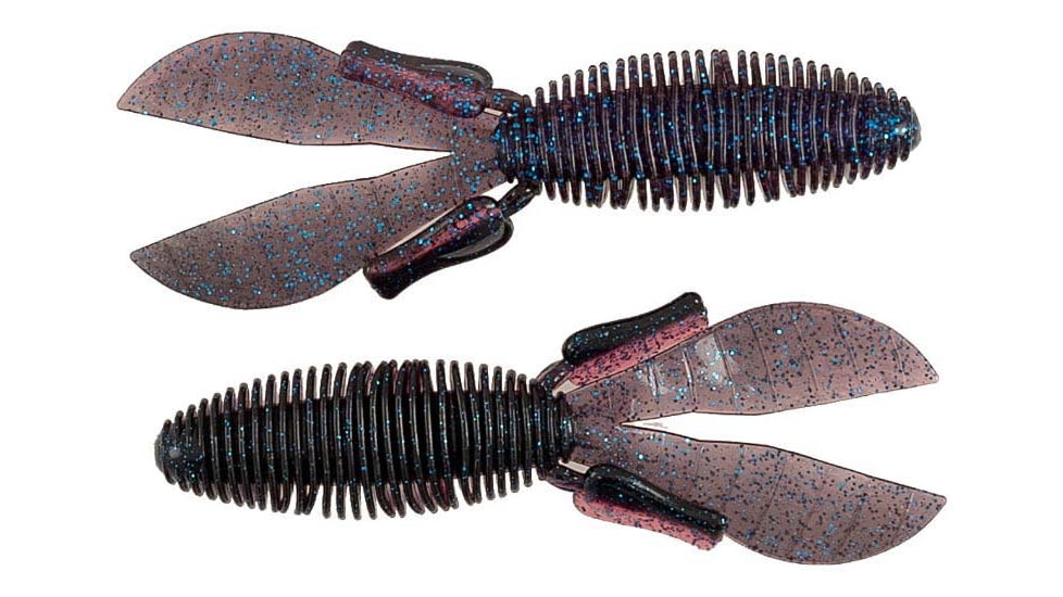Missile Baits D Bomb Soft Bait, 6, 4in, Bruised Plum, MBDB45-BRPL