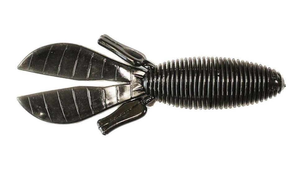Missile Baits D Bomb Soft Bait, 6, 4in, Straight Black, MBDB45-SBLK