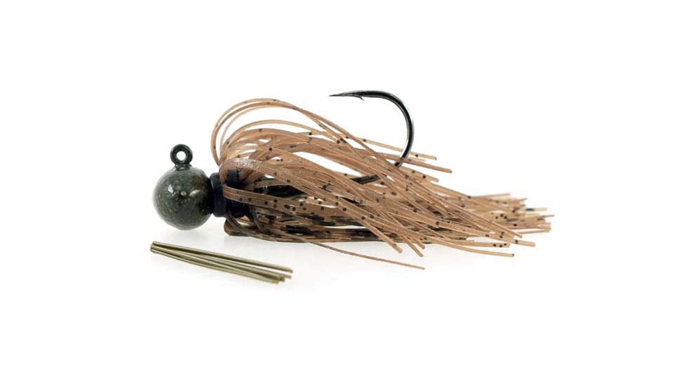 Missile Baits Ikes Micro Football Jig, 1/4oz, Green Pumpkin, MJMJ14-GP