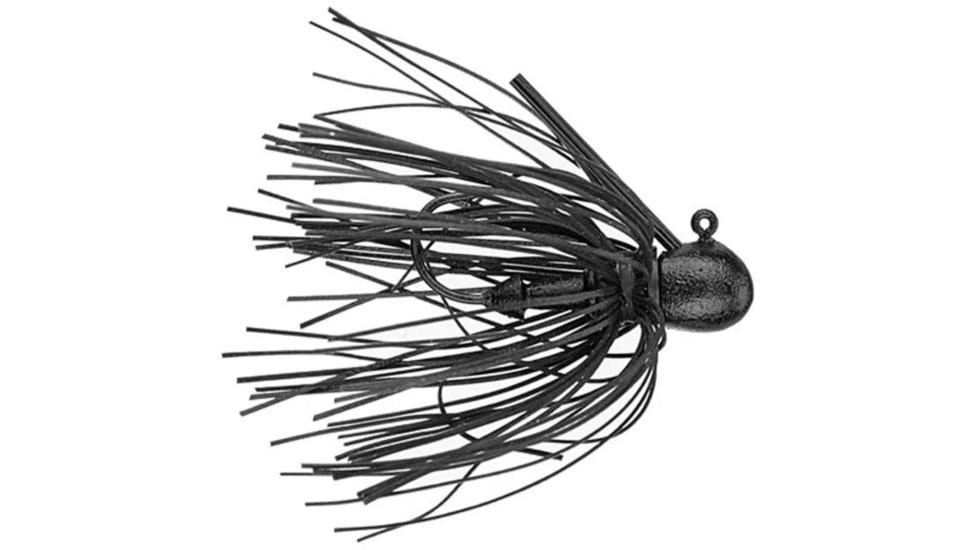 Missile Baits Ikes Micro Jig, 3/16oz, Straight Black, MJMJ316-SBLK